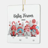 Die besten Freunde Frauen und Männer Gnome Keramikornament (Links)