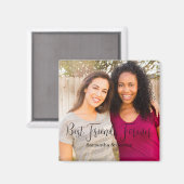 Die besten Freunde für das Foto Magnet (Vorderseite/Rückseite)