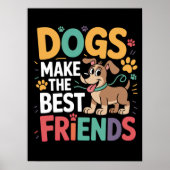 Die besten Freunde für Hunde Poster (Vorne)