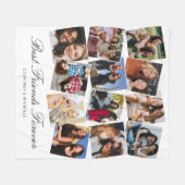 Die besten Freunde für immer 12 FotoCollage Fleecedecke (Vorderseite (Horizontal))