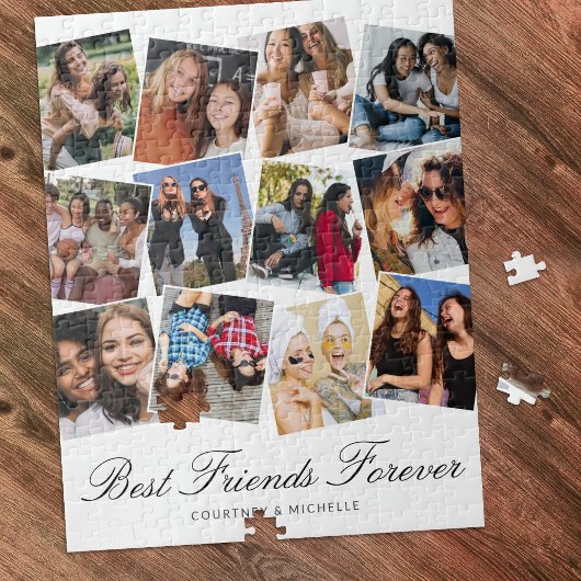 Die besten Freunde für immer 12 FotoCollage Puzzle