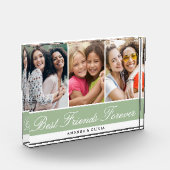 Die besten Freunde für immer 3 Bilder Collage Gree Fotoblock (Links)