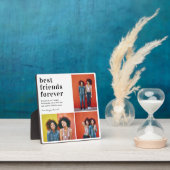 Die besten Freunde für immer | 3 Foto Collage Gift Fotoplatte (InSitu)