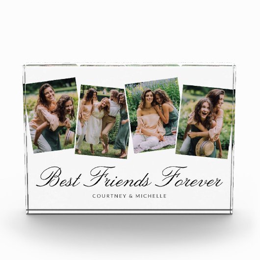 Die besten Freunde für immer 4 FotoCollage Fotoblock (Vorderseite)