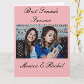 Die besten Freunde für immer Benutzerdefiniertes F Karte (Gelbe Blume)