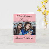 Die besten Freunde für immer Benutzerdefiniertes F Karte (Gelbe Blume)