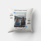 Die besten Freunde für immer benutzerdefiniertes F Kissen (Rückseite)