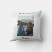 Die besten Freunde für immer benutzerdefiniertes F Kissen (Rückseite)