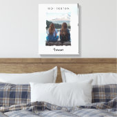 Die besten Freunde für immer benutzerdefiniertes F Leinwanddruck (Insitu (Schlafzimmer))