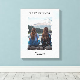 Die besten Freunde für immer benutzerdefiniertes F Leinwanddruck