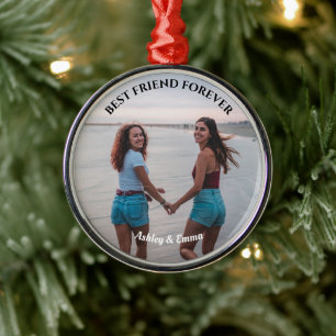 Die besten Freunde für immer Benutzerdefiniertes F Ornament Aus Metall
