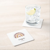 Die besten Freunde für immer benutzerdefiniertes F Rechteckiger Pappuntersetzer (Vor Ort)