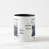 Die besten Freunde für immer benutzerdefiniertes F Tasse (Zentrum)