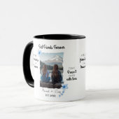 Die besten Freunde für immer benutzerdefiniertes F Tasse (Vorderseite Links)