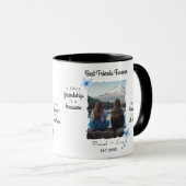Die besten Freunde für immer benutzerdefiniertes F Tasse (VorderseiteRechts)