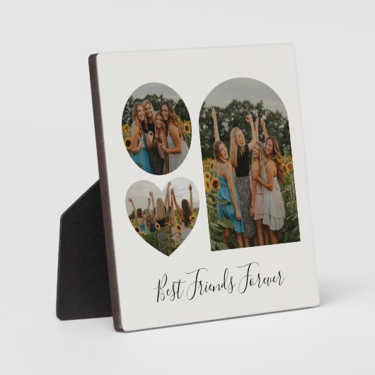 Die besten Freunde für immer BESTE FREUNDIN benutz Fotoplatte (Vorderseite)