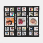 Die besten Freunde für immer BESTE FREUNDIN Bestie Fleecedecke (Vorderseite (Horizontal))