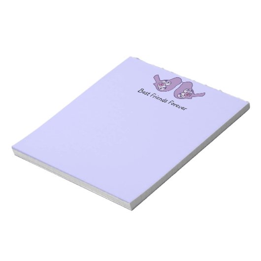 Die besten Freunde für immer, BESTE FREUNDIN Niedl Notizblock (Rotiert)