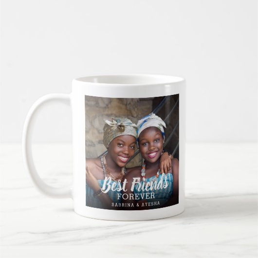 Die besten Freunde für immer | Besties Foto Kaffeetasse (Links)