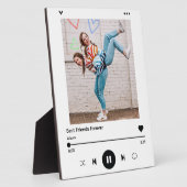 Die besten Freunde für immer | Besties Song Foto C Fotoplatte (Seite)