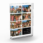 Die besten Freunde für immer Black Collage Fotoblock (Links)