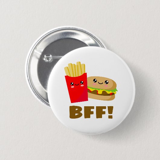 Die besten Freunde für immer Button (Vorne & Hinten)