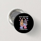 Die besten Freunde für immer Button (Vorne & Hinten)
