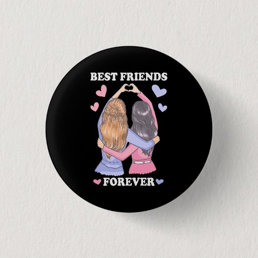 Die besten Freunde für immer Button (Vorderseite)