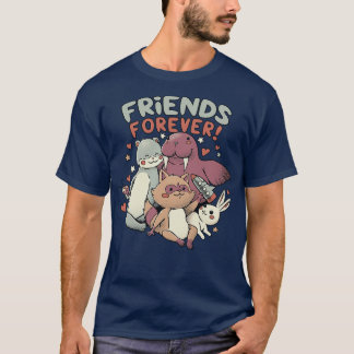 Die besten Freunde für immer Dunkel von Tobe Fonse T-Shirt