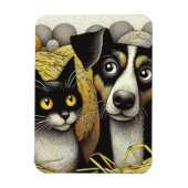 Die besten Freunde für immer: Ein angenehm ansprec Magnet (Vertikal)