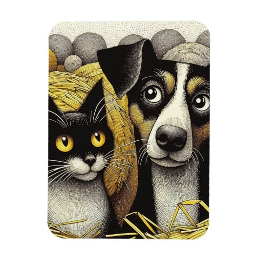 Die besten Freunde für immer: Ein angenehm ansprec Magnet (Vertikal)