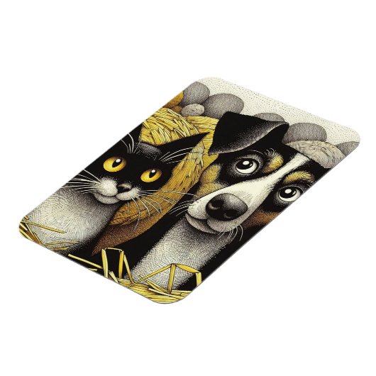 Die besten Freunde für immer: Ein angenehm ansprec Magnet (Linke Seite)