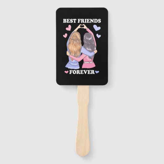 Die besten Freunde für immer Fächer (Vorderseite)