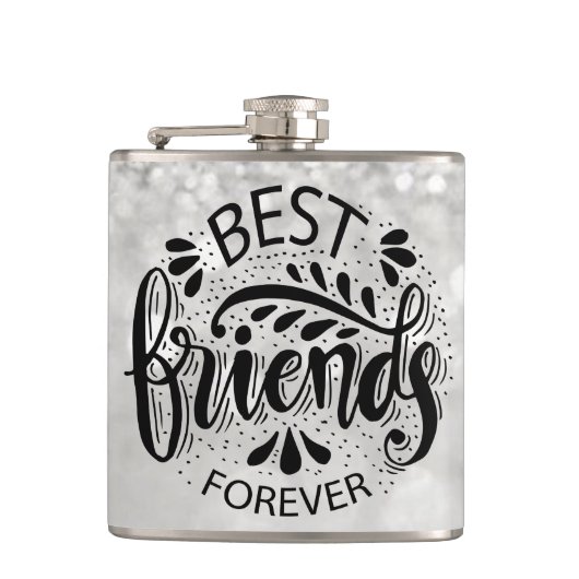 Die besten Freunde für immer Flachmann (Vorderseite)