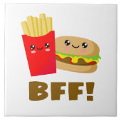 Die besten Freunde für immer Fliese (Vorderseite)