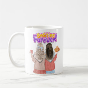 Die besten Freunde für immer Foto blockiert Cups Kaffeetasse