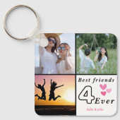 Die besten Freunde für immer FotoCollage - Custom Schlüsselanhänger (Vorderseite)