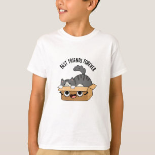 Die besten Freunde für immer Funny Cat and Box Puf T-Shirt