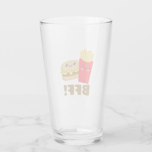 Die besten Freunde für immer Glas (Rückseite)