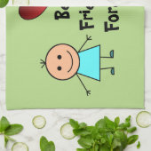 Die besten Freunde für immer Handtuch (Gefaltet)