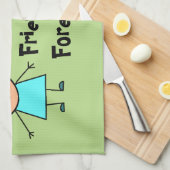 Die besten Freunde für immer Handtuch (Viertel Falte)