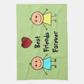 Die besten Freunde für immer Handtuch (Vertikal)