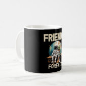 Die besten Freunde für immer Kaffeetasse (Vorderseite Links)