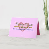 Die besten Freunde für immer Karte (Rückseite)