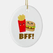 Die besten Freunde für immer Keramik Ornament (Rechts)