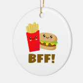 Die besten Freunde für immer Keramik Ornament (Links)