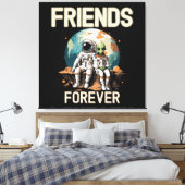 Die besten Freunde für immer Leinwanddruck (Insitu (Schlafzimmer))