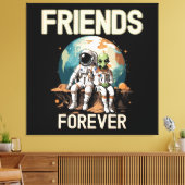 Die besten Freunde für immer Leinwanddruck (Insitu (Wohnzimmer))