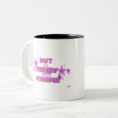 Die besten Freunde für immer Lila Gelbe Sterne Zweifarbige Tasse (Vorderseite Links)