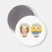 Die besten Freunde für immer Magnet (Vorderseite/Rückseite)